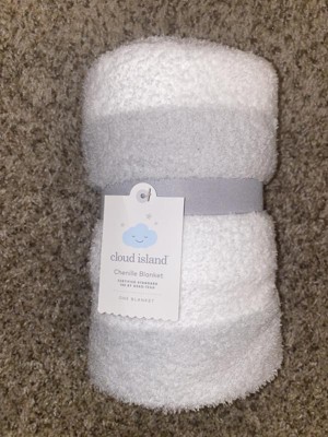 Solid Satin Edge Plush Blanket - Cloud Island™ Gray : Target