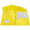 FOLDER SCHOOL SMART TWO-POCKET HEAVYWEIGHT POLY WITH FASTENERS - 3 of 4