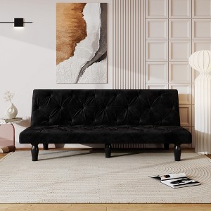 LOVMOR Convertible Sofa Bed, for Small Spaces, Bedroom & Living Room - 1 of 4