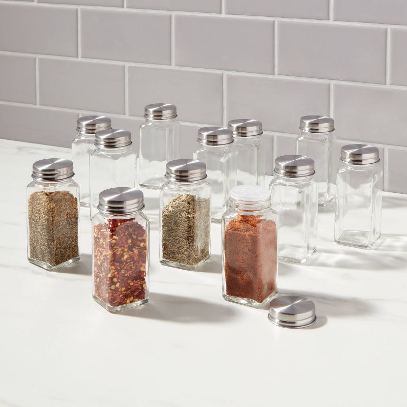 3oz 12pk Square Spice Jar Set - Threshold&#8482;, 3 of 7