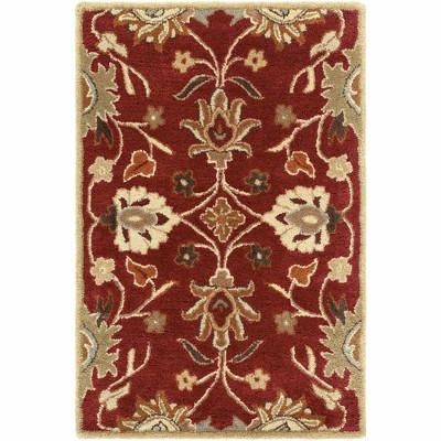 Mark & Day Eckville 2'x3' Rectangle Tufted Indoor Area Rugs Burgundy