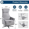 AMERLIFE Dual Motor Power Recliner Chairs for Adults, Adjustable Back & Footrest, Air Massage, USB & Type-C, - 2 of 4