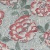 RLF Home Peony Bowl Trimmed Provance 100% Cotton with Fully Lined 3" Rod Pocket Valnance for Windows 50" x 15" Coral - 4 of 4