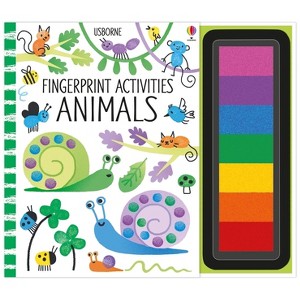 Fingerprint Activities Animals - by  Fiona Watt (Spiral Bound) - 1 of 1