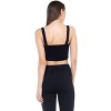 Slickblue Trendy Sweetheart Button Crop Top – Black/Olive, Smocked Back, Perfect for Warm Weather, Sizes S/M/L - 4 of 4