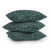 16"x16" Schatzi Brown Ingrid Floral Square Throw Pillow Green - Deny Designs: Indoor Abstract Design, Zipper Closure - 3 of 4