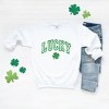 Simply Sage Market Women's Graphic Sweatshirt Lucky Clover Distressed - 3 of 4
