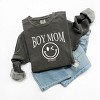 Simply Sage Market S.W.Smiley Boy Mom Outline Garment Dyed Sweatshirt - 3 of 4