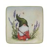 Set of 4 Garden Gnomes Assorted Canape/Dining Plates - Certified International - 3 of 4