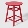 WestinTrends Malibu 35" All Weather HDPE Outdoor Patio Round Counter Height Bistro Table With Umbrella Hole - 4 of 4