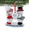 Kurt S. Adler 3.25 In Snow Family Christmas Tree Ornament , Mom Dad Baby (1PC) - 3 of 3