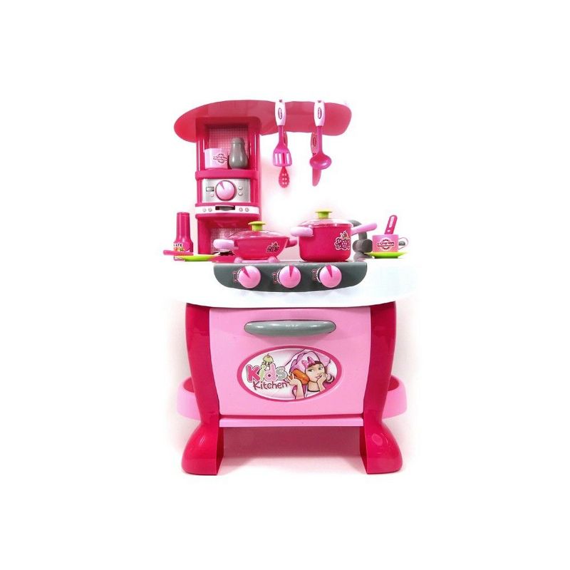Insten Deluxe Kitchen Appliance Playset with Sound and Lights, Pretend Food Cooking Toys for Children & Kids, 2 of 5