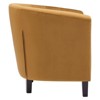 Prospect Performance Velvet Armchair: Espresso Wood Legs, Button Tufted - Modway - 3 of 4