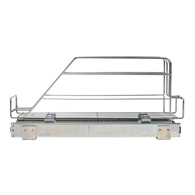Chrome-Plated Steel Pull-Out Storage Organizer for Cookware