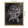 Amanti Art Indigo Blooms III Black by Wild Apple Portfolio Canvas Wall Art Print Framed 16 x 20-in. - 4 of 4