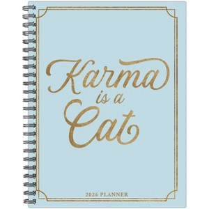 Willow Creek Press 6.5"x8.5" 2026 Karma is a Cat Weekly/Monthly Softcover Planner - 1 of 4