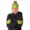 Dr. Seuss GRINCH Who Stole Christmas Embroidered Pom Beanie and Glove Set Green - 3 of 4