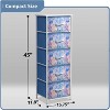 Sorbus Narrow 5 Drawers Nightstand with Steel Frame, Wood Top, Easy Pull Fabric Bins for Home, Bedroom, Office & Dorm - 3 of 4
