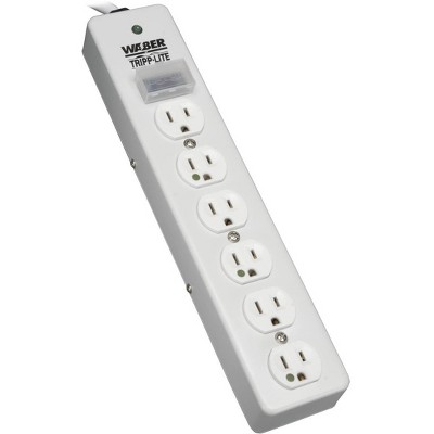 Tripp Lite Surge Protector Power Strip Medical 6 Outlet 15' Cord (SPS-615-HG)