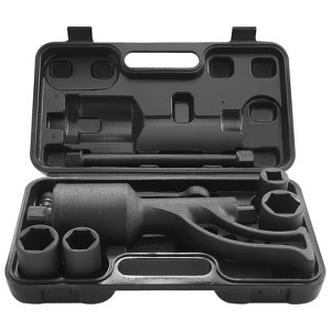 VEVOR Torque Multiplier, 1 Inch Drive Lug Nut Wrench/Multiplier Heavy Duty Torque Multiplier Wrench Set, 1:64 6,800N.m Lug Nut Remover - 1 of 4