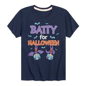 Boys' - Dr. Seuss - Batty For Halloween Thing 1 and Thing 2 Short Sleeve Graphic T-Shirt - 1 of 4