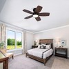 TOBILI Hot sales 32 Inch Modern Black Ceiling Fan With Light 3 Solid Wood Blades - 4 of 4