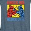 Women's - Rock 'Em Sock 'Em Robots - Knock His Blocked Off Graphic Racerback Tank - 2 of 4