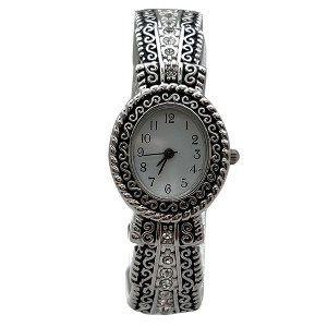 Olivia Pratt New Elegant Textured Bangle Women Watch - 1 of 3