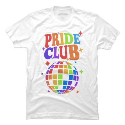 Adult Design By Humans Pride Club Rainbow Disco Ball By T-Shirt