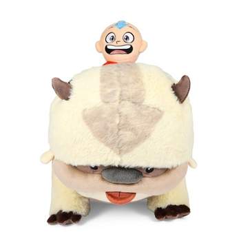 NECA Avatar The Last Airbender Phunny Appa with Aang 12" Stylized Plush