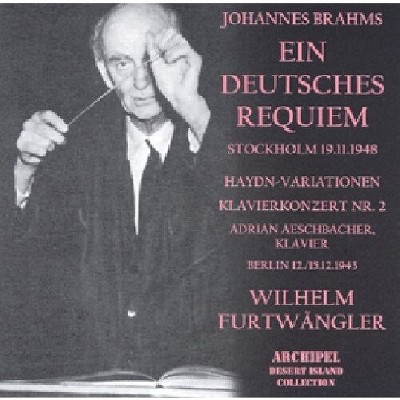 Brahms & Furtwangler - Ein Deutsches Requiem (cd) : Target