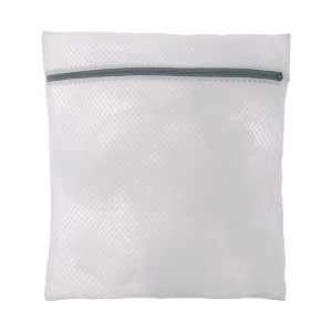 Unique Bargains Cellular Network Laundry Bags White Gray 1 Pc - 1 of 4