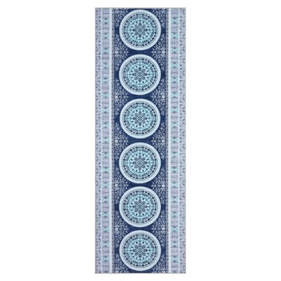 Washable Vintage Farmhouse Area Rugs with Floral Print for Bedroom Living Room, Soft Non Slip Retro Accent Throw Carpet for Home Office