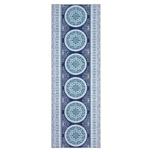 Washable Vintage Farmhouse Area Rugs with Floral Print for Bedroom Living Room, Soft Non Slip Retro Accent Throw Carpet for Home Office - 1 of 4