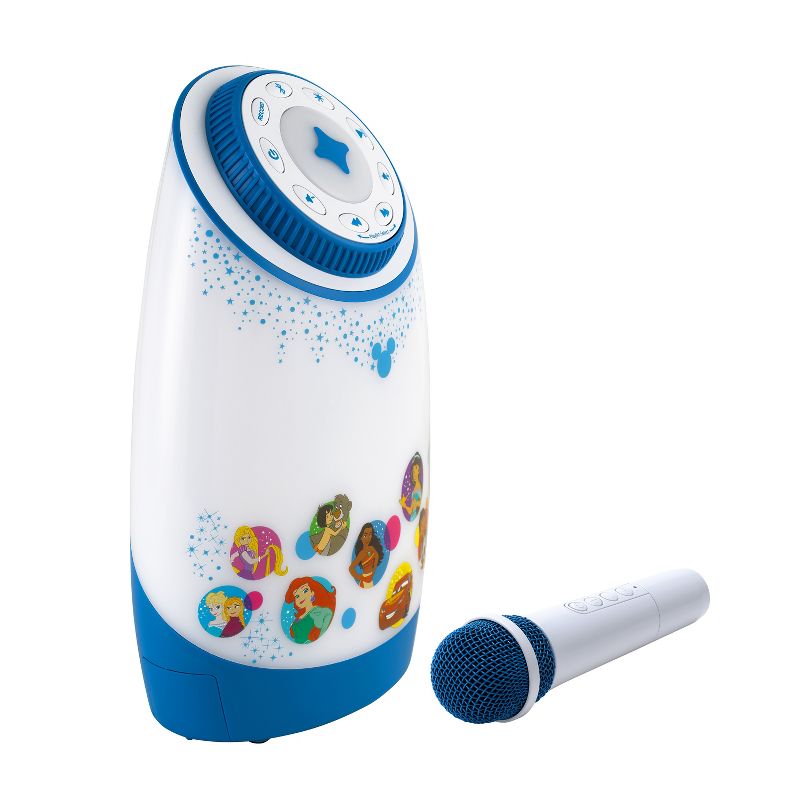 eKids Disney Bluetooth Karaoke Machine with Wireless Microphone for Kids and Fans of Disney Toys - Blue (Di-565DGv23), 2 of 5