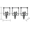 Adam & Friends Swinging Couple Sculpture | 3-Pack - 2 of 4