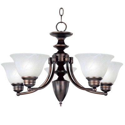 Maxim Lighting Malaga 5 - Light Chandelier in  Oil Rubbed Bronze