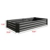 Dolonm Raised Garden Bed Kit - Metal Raised Bed Garden  for Flower Planters, Vegetables Herb Green - 4 of 4