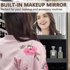 QingMoon 360° Swivel Full Length Mirror, with Lockable Standing Jewelry Cabinet Organizer for Bedroom, Cloakroom and Living Room - 4 of 4