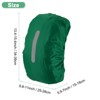 Unique Bargains Waterproof Backpack Rain Cover with a Vertical Reflective Strap for Hiking/Biking 1 Pc - 3 of 4