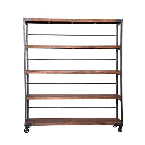 wooden shelving units for storage