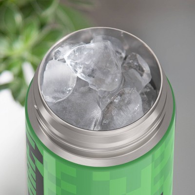 Thermos 16oz Stainless Steel FUNtainer Water Bottle Minecraft