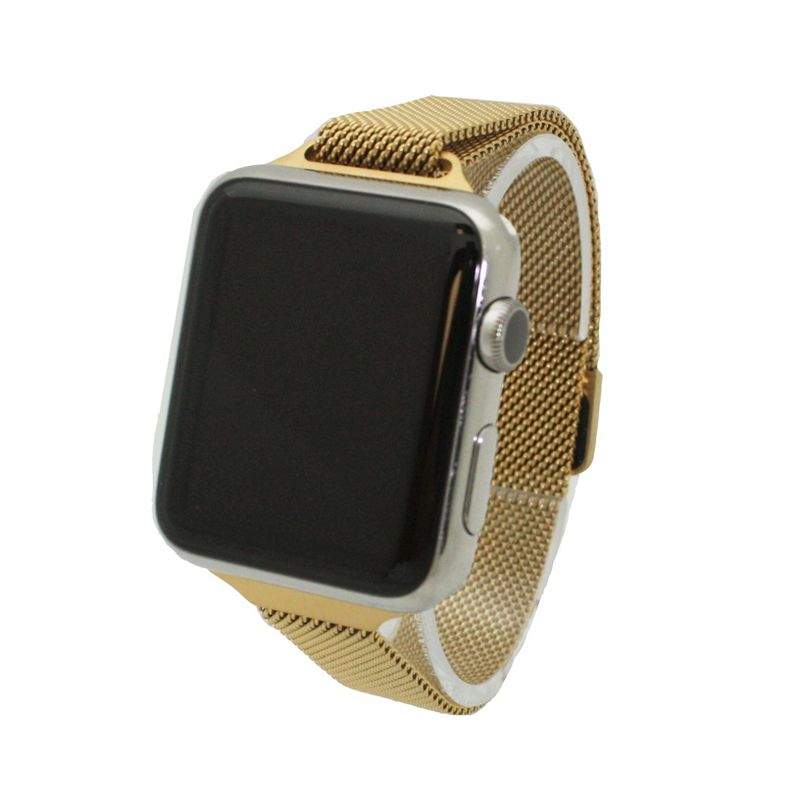 Olivia Pratt Solid Skinny Mesh Apple Watch Band, 4 of 7