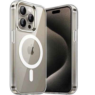Entronix [Magnetic] Case Compatible with iPhone 16 Pro Max - [Hard Back] Slim Clear