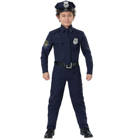 Halloweencostumes.com Large Boy Cop Costume For Boys, Blue : Target