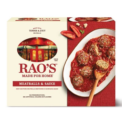 Rao's Made For Home Family Size Frozen Meatballs and Sauce - 24oz