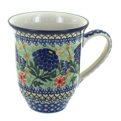 Blue Rose Polish Pottery Sofia Large Coffee Mug