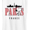Women's - Peanuts - Belle Paris France Short Sleeve Graphic T-Shirt - 2 of 4