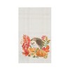 C&F Home Harvest Pumpkin Hedgehog Floral Flower Leaves Cloth Dishtowel - 2 of 4