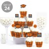 Big Dot of Happiness Grad Basketball - Cupcake Decoration - 2025 Graduation Party Cupcake Wrappers and Treat Picks Kit - Set of 24 - 2 of 4